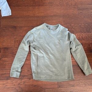 lululemon athletica Men's Crewneck Sweater in grey/green